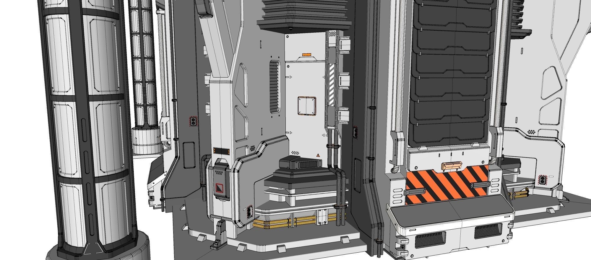 Sci Fi Modular Environment 12 3D model_26