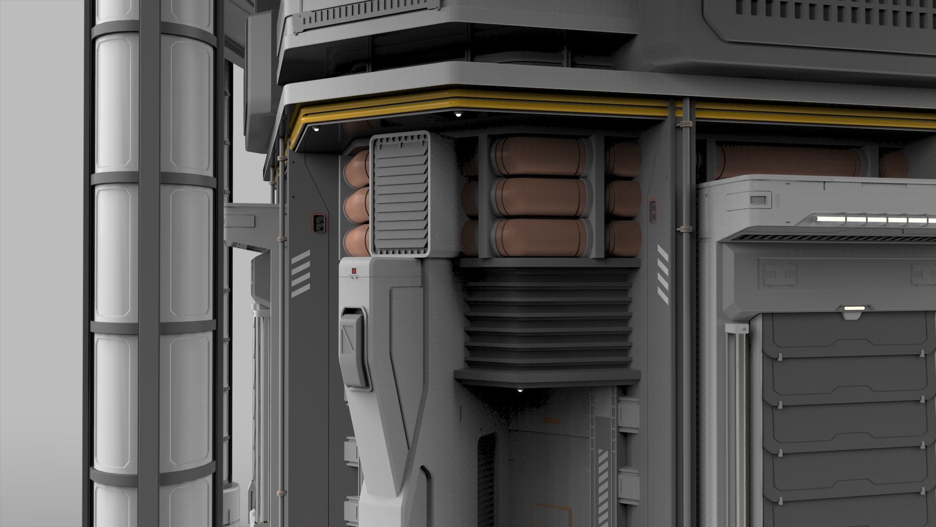 Sci Fi Modular Environment 12 3D model_15