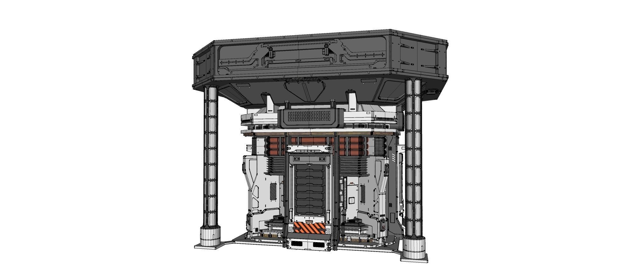 Sci Fi Modular Environment 12 3D model_17