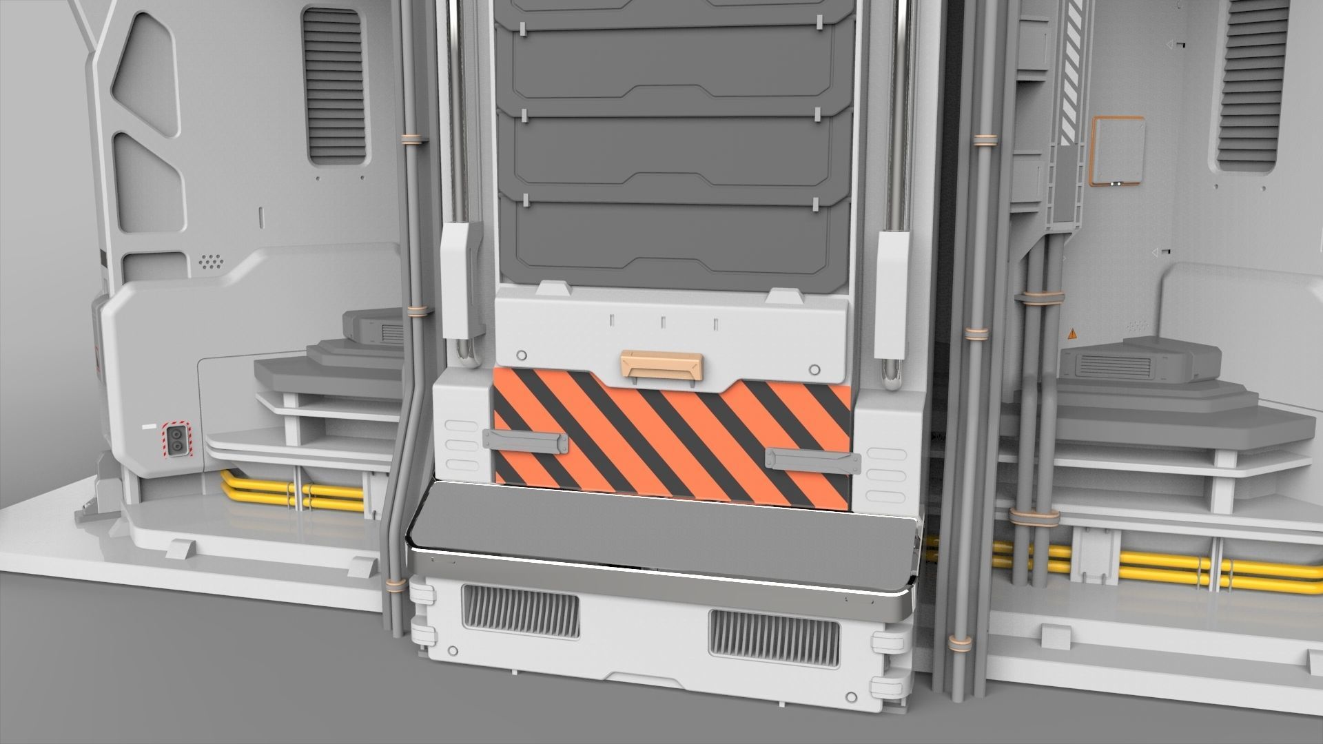 Sci Fi Modular Environment 12 3D model_8