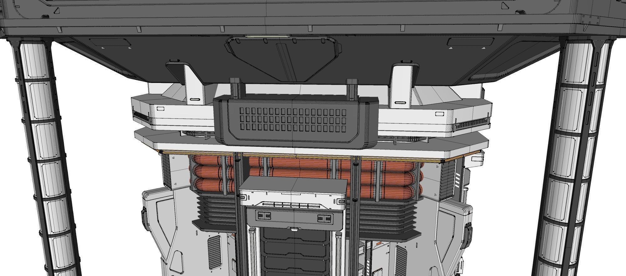 Sci Fi Modular Environment 12 3D model_23