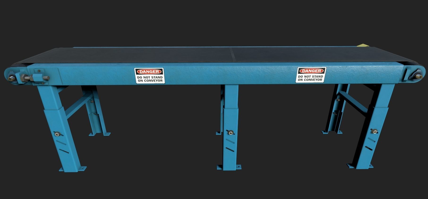 Belt Conveyor Low-poly 3D model_10