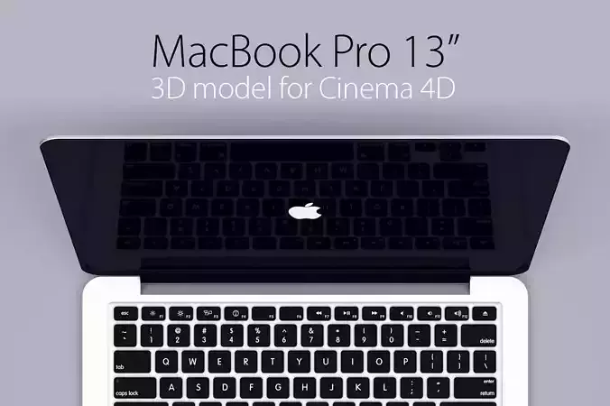Apple MacBook Pro 13 Retina 3D Model 