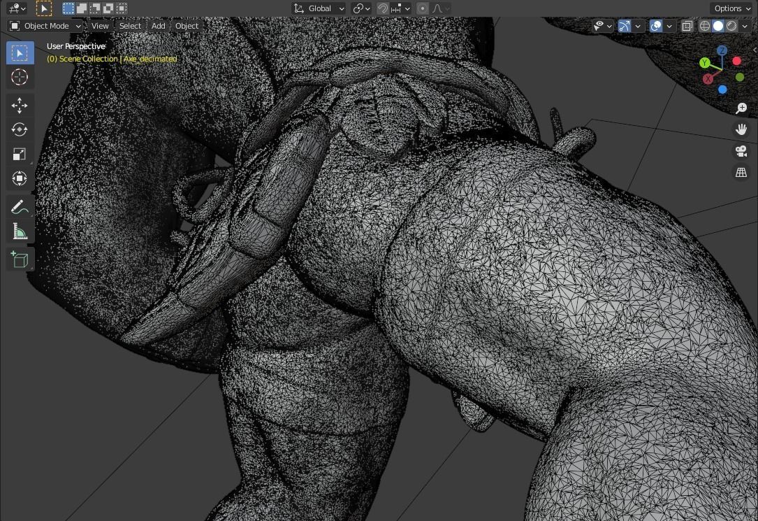 Axe Arcana Concept Sculpture Figure 3D print model_8