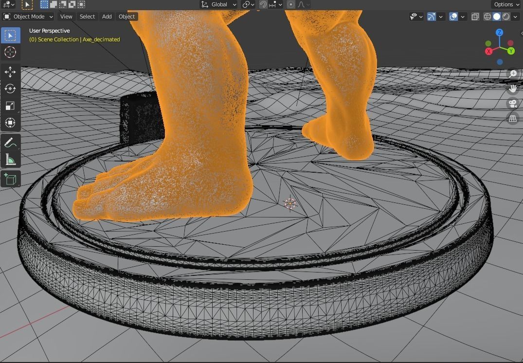 Axe Arcana Concept Sculpture Figure 3D print model_7