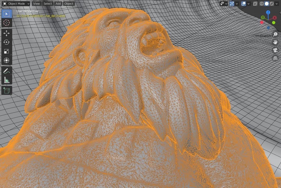 Axe Arcana Concept Sculpture Figure 3D print model_9