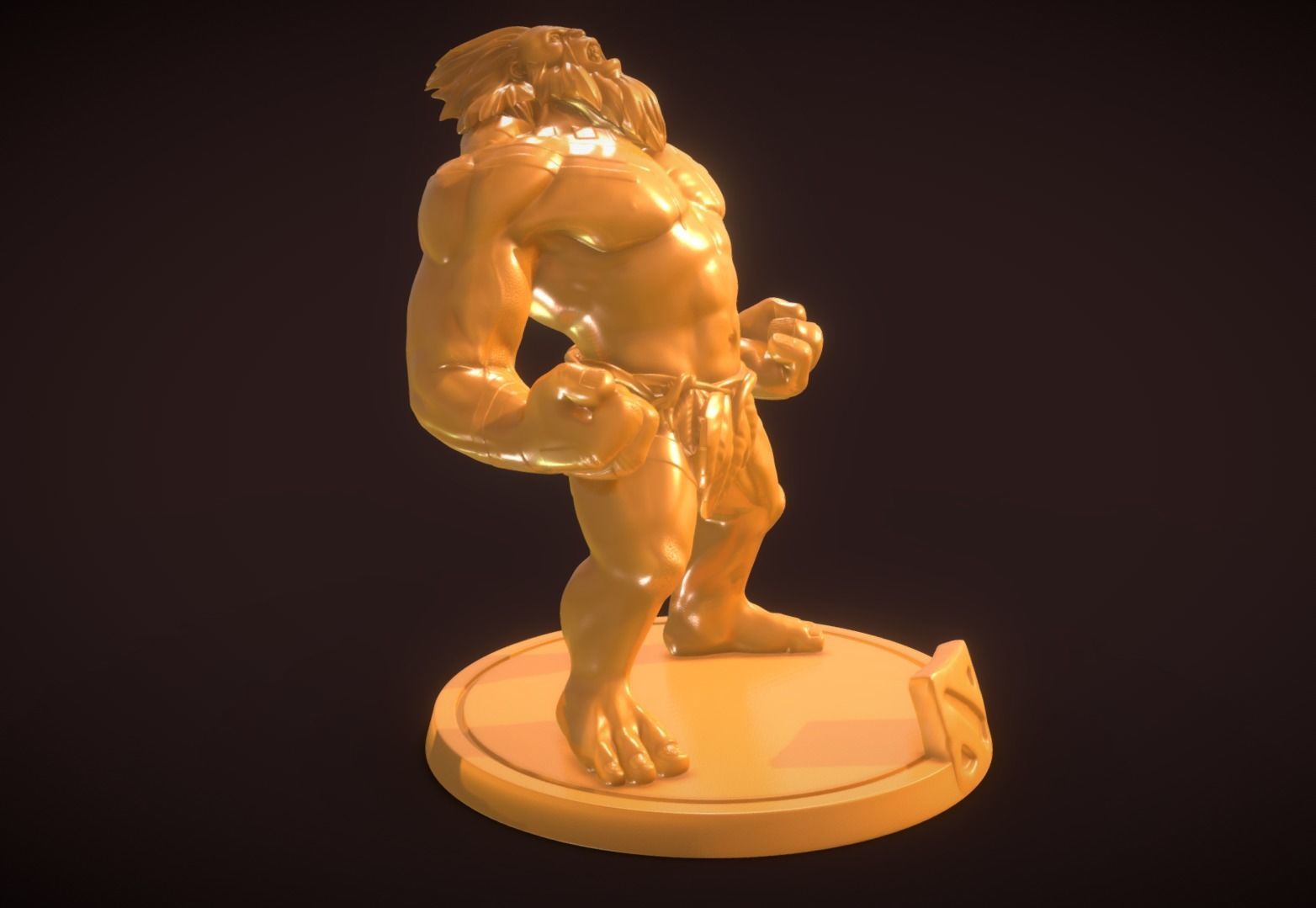 Axe Arcana Concept Sculpture Figure 3D print model_4