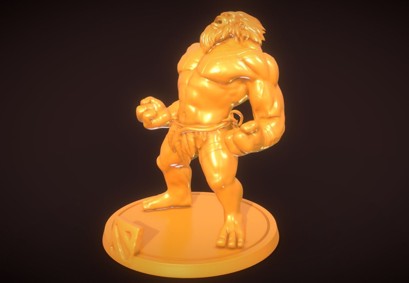 Axe Arcana Concept Sculpture Figure 3D print model_2