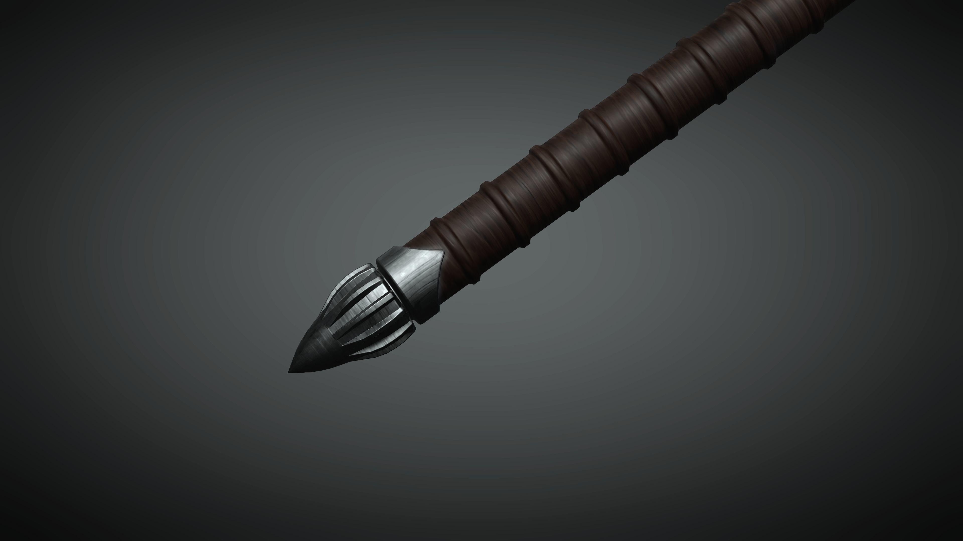 Warrior Axe 3D model_2