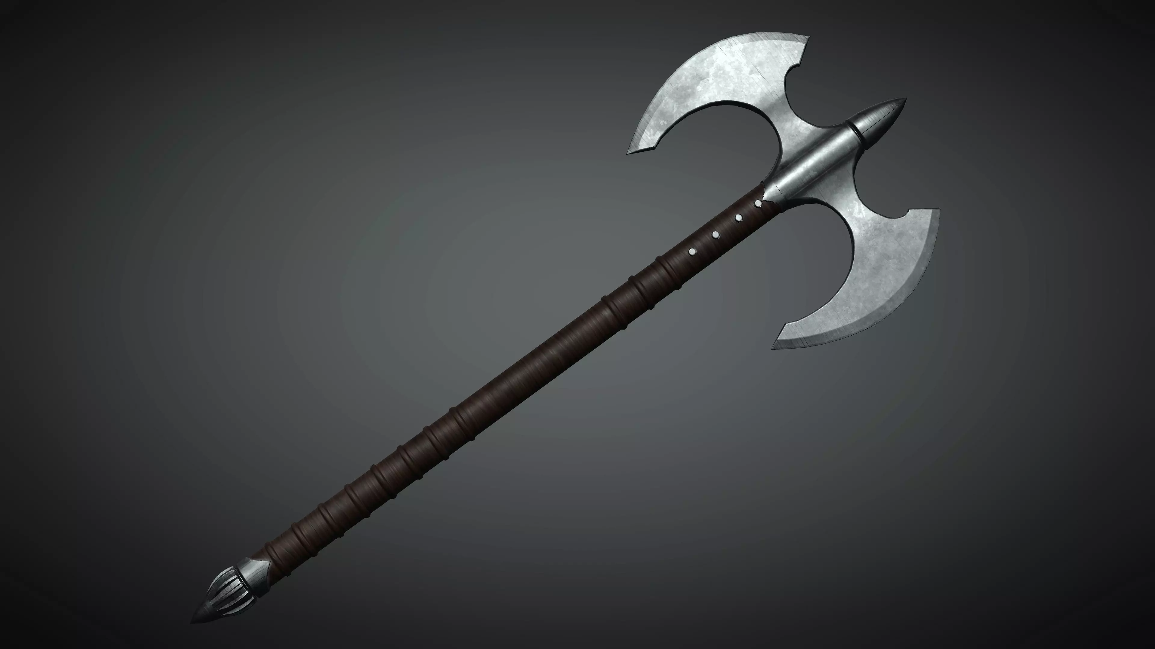 Warrior Axe 3D model_0