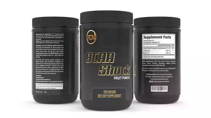 Protein Powder 3D model