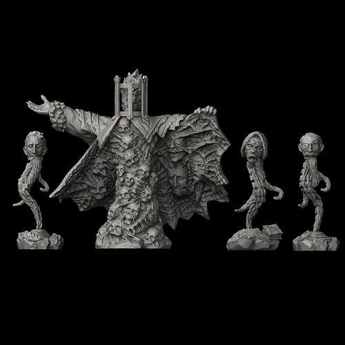 Collector and collected heroes Darkest Dungeon 3D print model