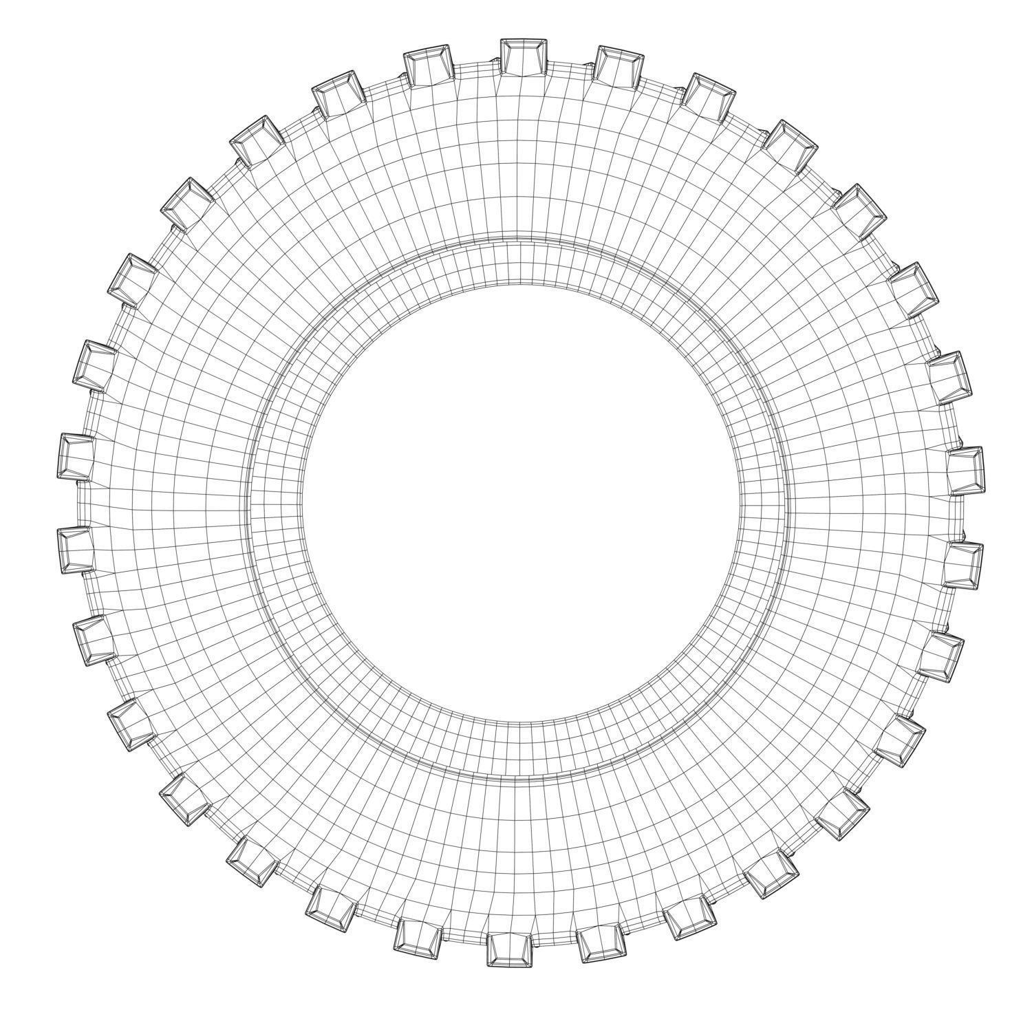 Tire  4x4 3D model_11