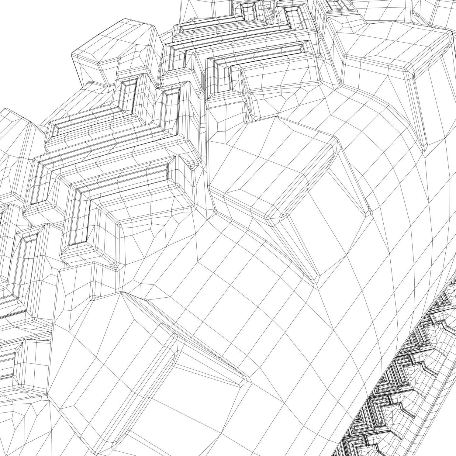 Tire  4x4 3D model_13