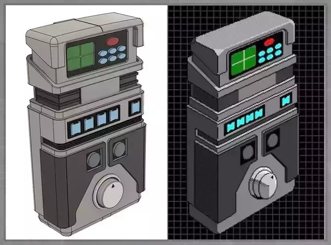 Tricorder from 90s TrekArt Files