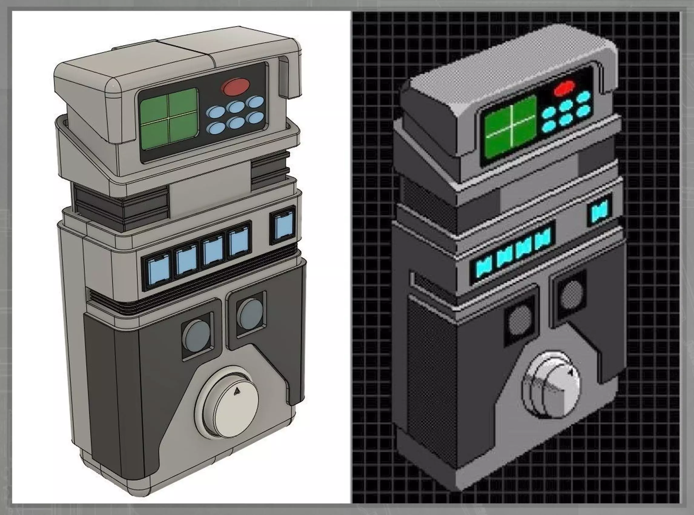 Tricorder from 90s TrekArt Files 3D print model_0