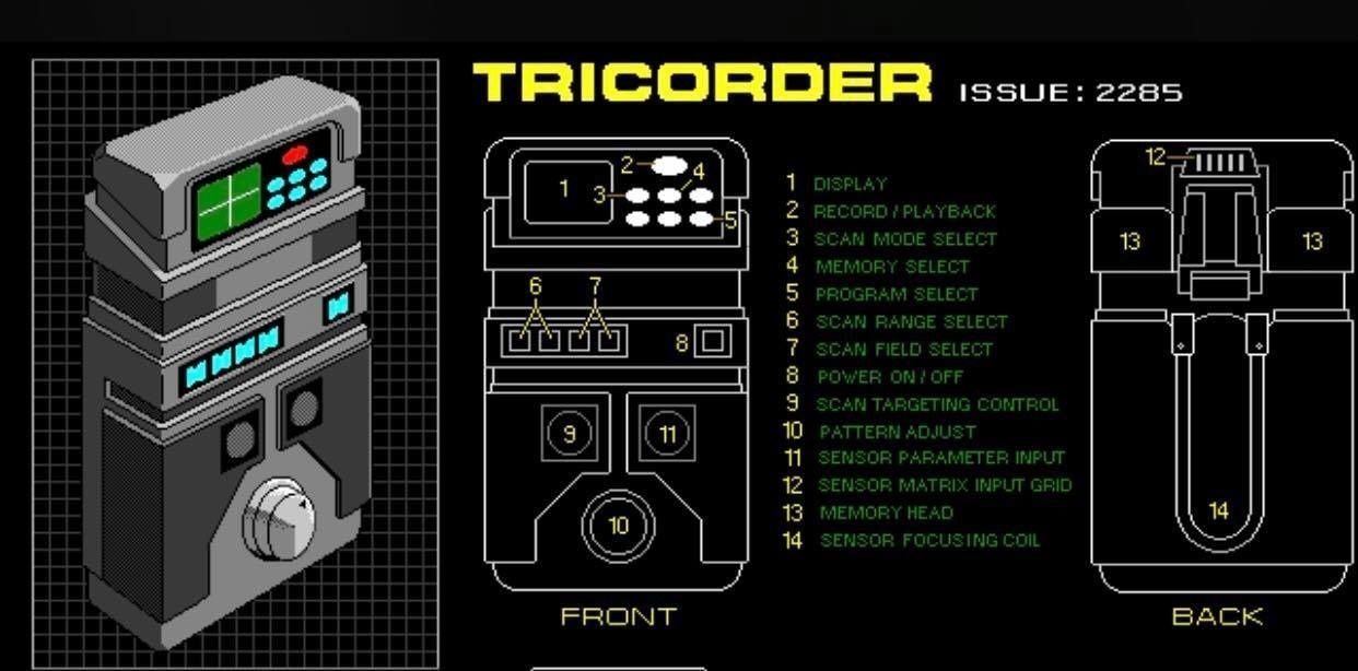 Tricorder from 90s TrekArt Files 3D print model_7