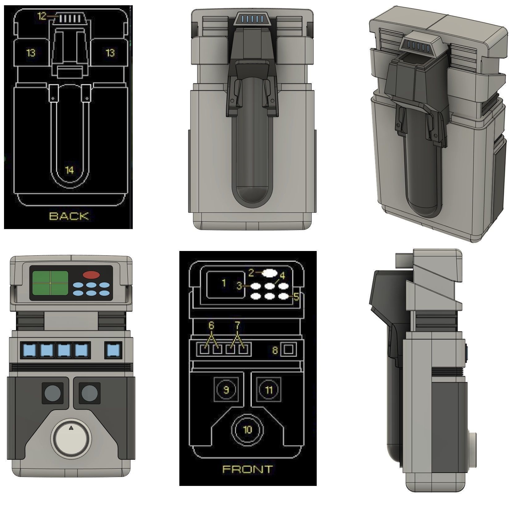 Tricorder from 90s TrekArt Files 3D print model_1