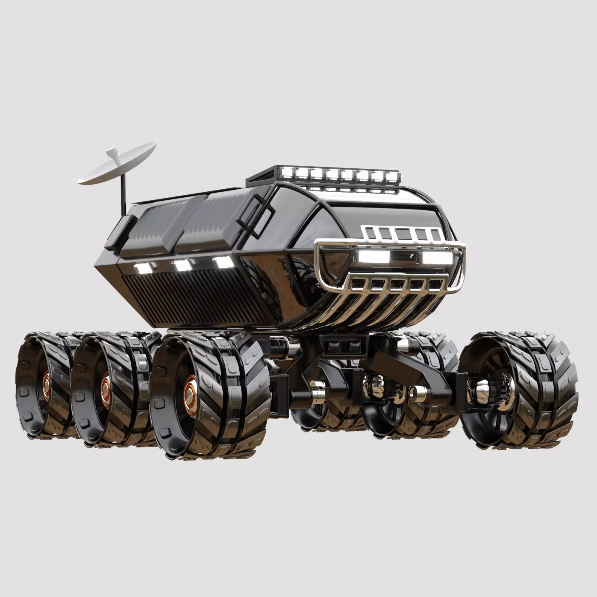 Rover Mars explorer  3D model_0