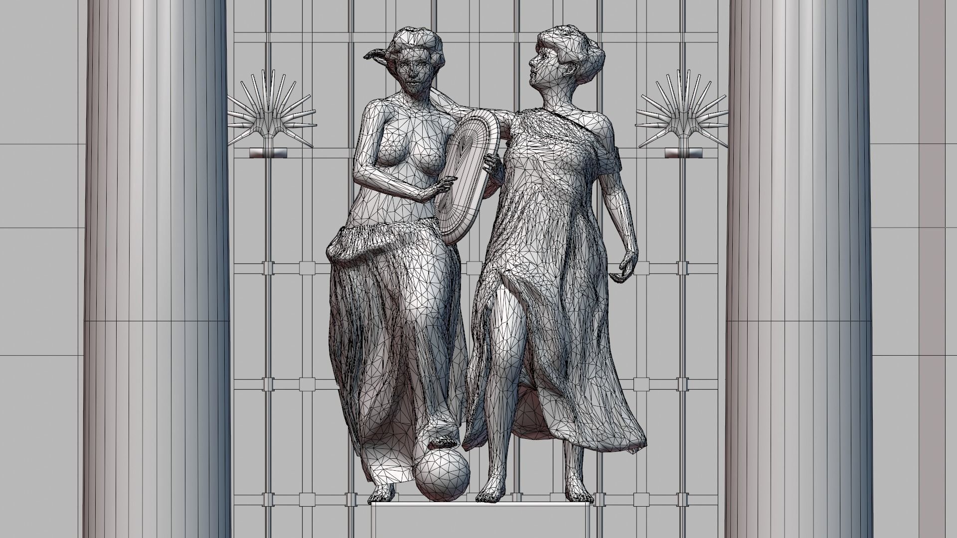 Palacio de Bellas Artes 3D model_30