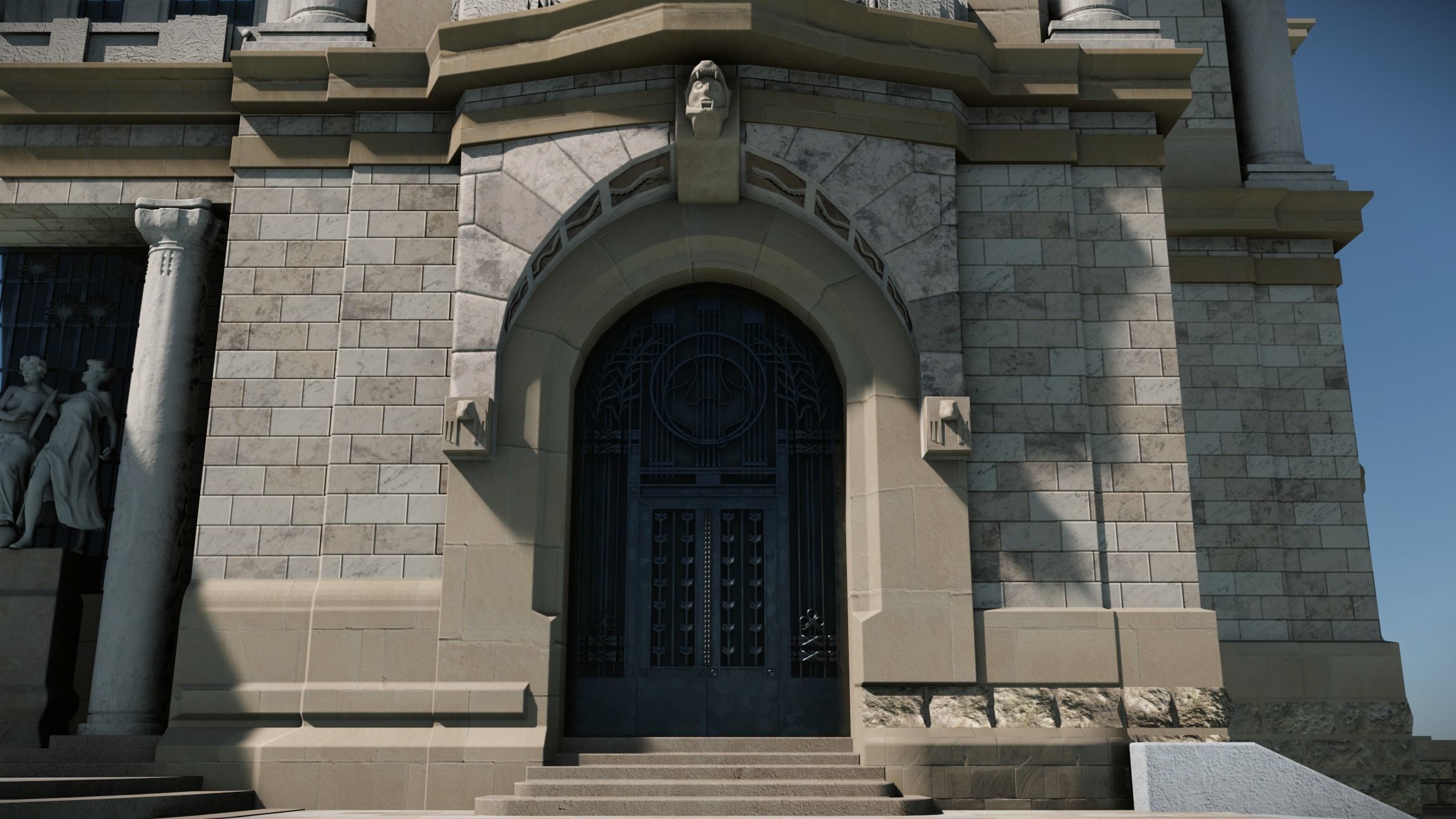 Palacio de Bellas Artes 3D model_13