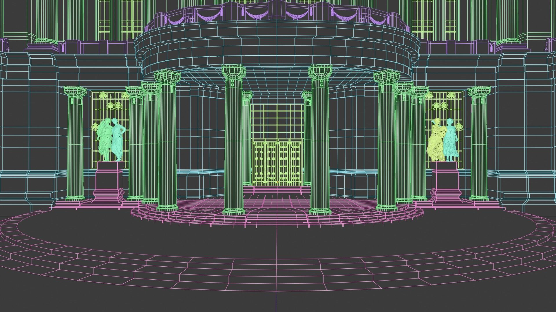 Palacio de Bellas Artes 3D model_21