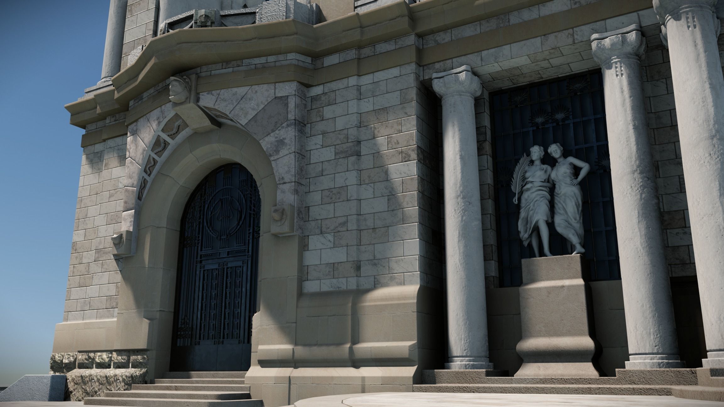 Palacio de Bellas Artes 3D model_14