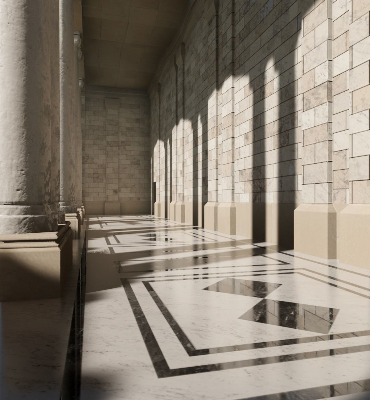 Palacio de Bellas Artes 3D model_2