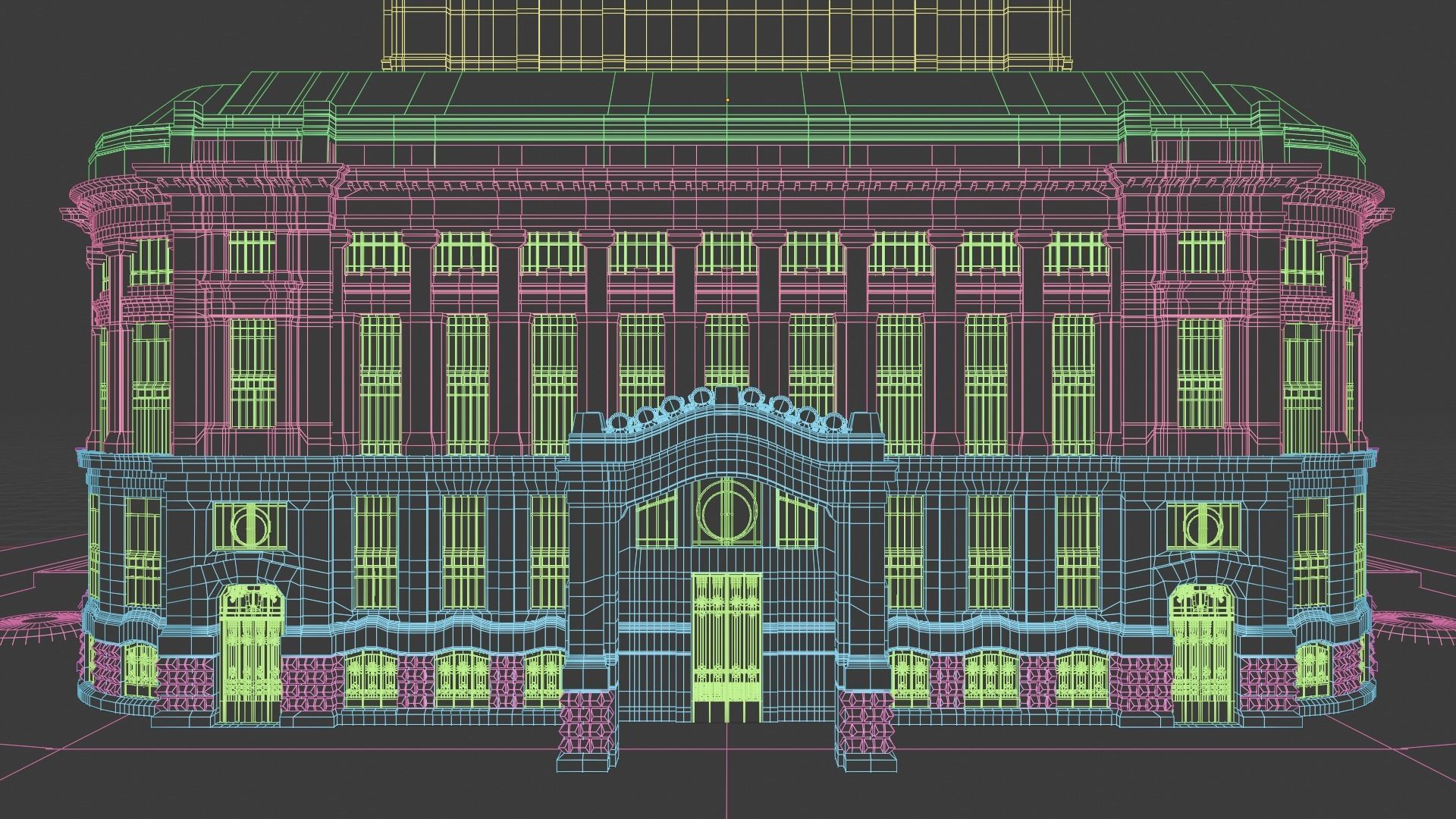 Palacio de Bellas Artes 3D model_26