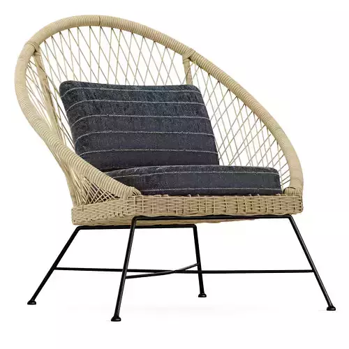 AERI armchair Low-poly 3D model
