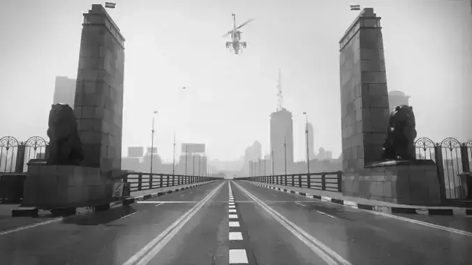 The Qasr El Nil Bridge in Cairo