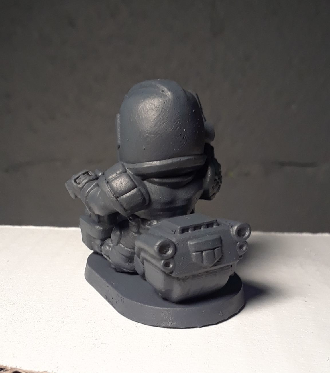 Chibi Lawman on bike 3D print model_4
