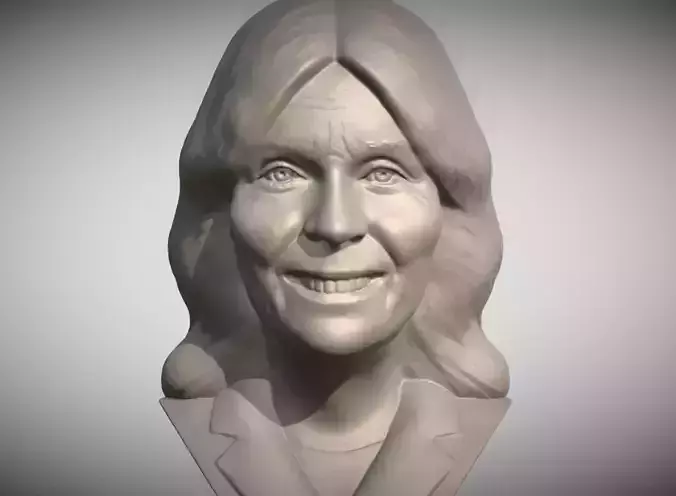 Jill Biden bust 3D printing ready stl obj formats 3D print model