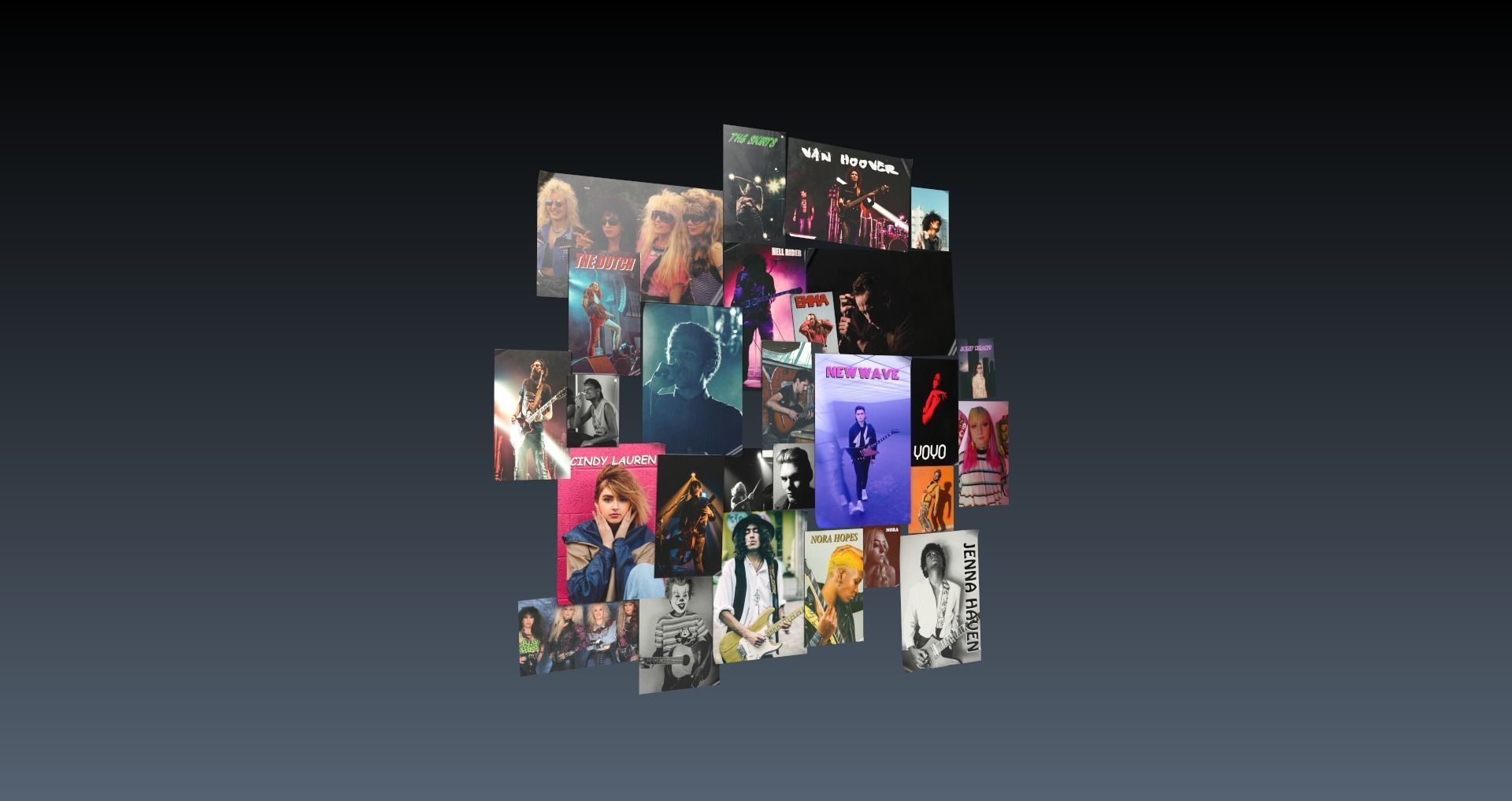 Low-Poly 80s Teenage Room Pack Low-poly 3D model_34