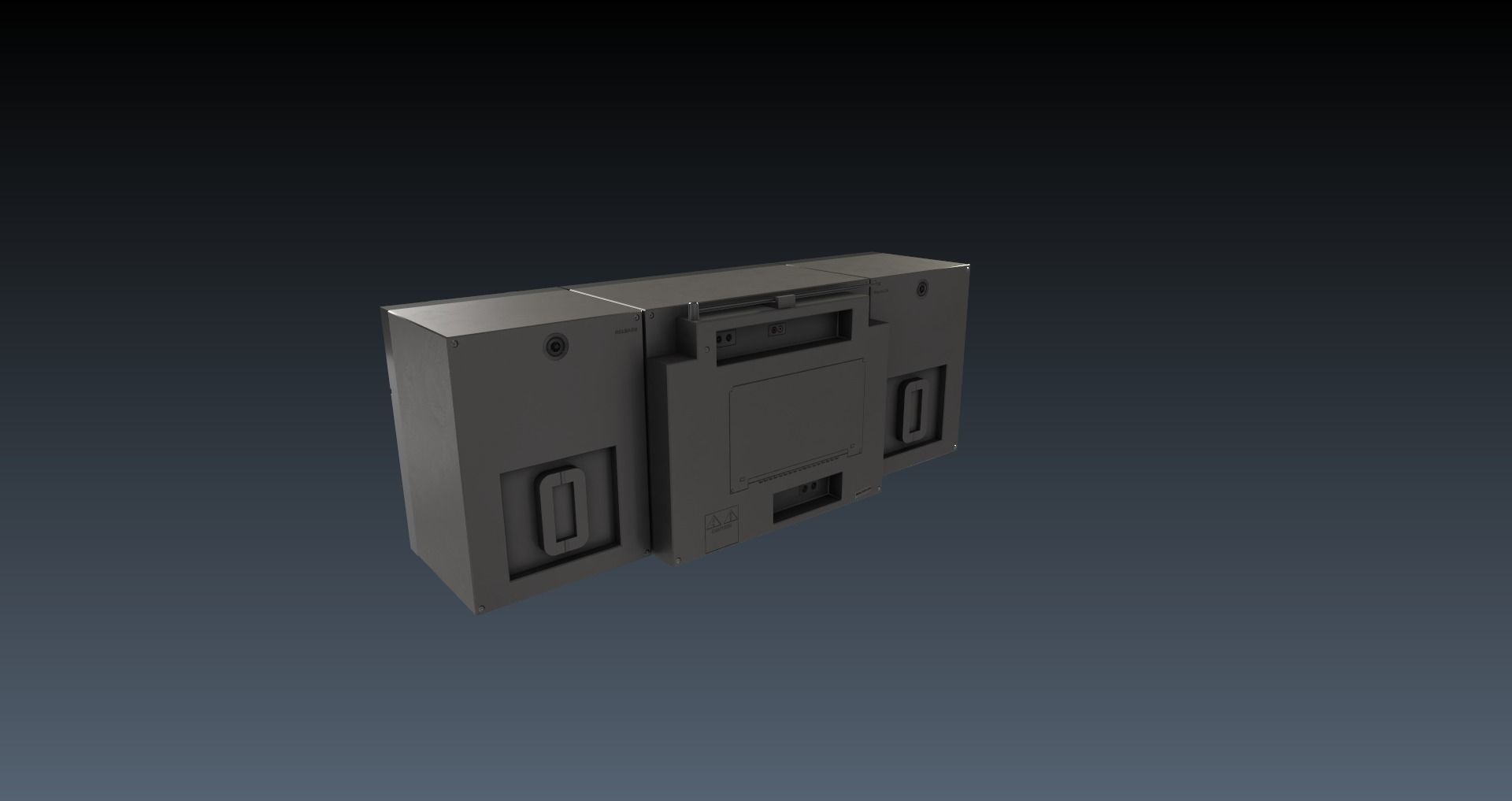 Low-Poly 80s Teenage Room Pack Low-poly 3D model_27