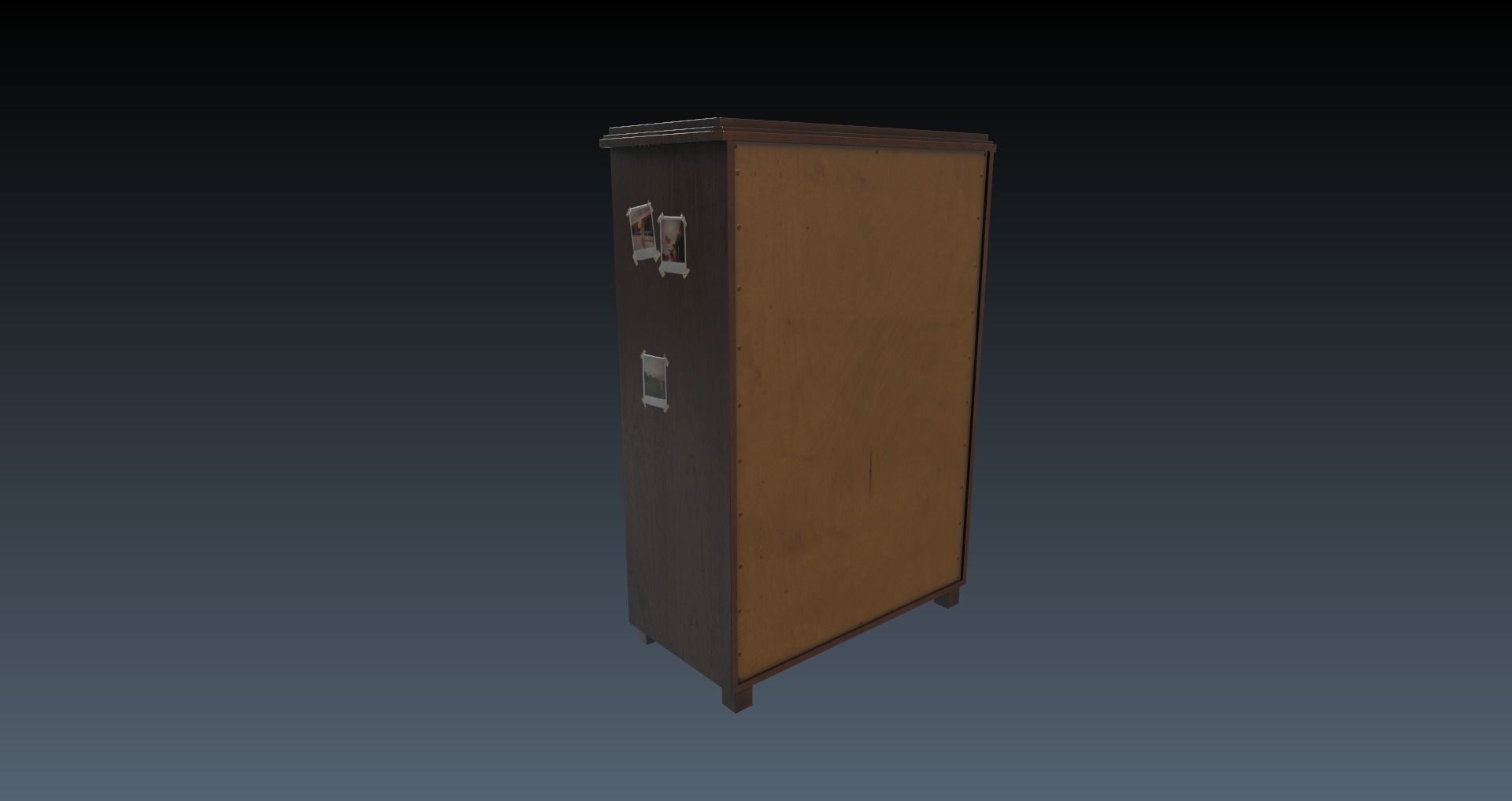 Low-Poly 80s Teenage Room Pack Low-poly 3D model_19