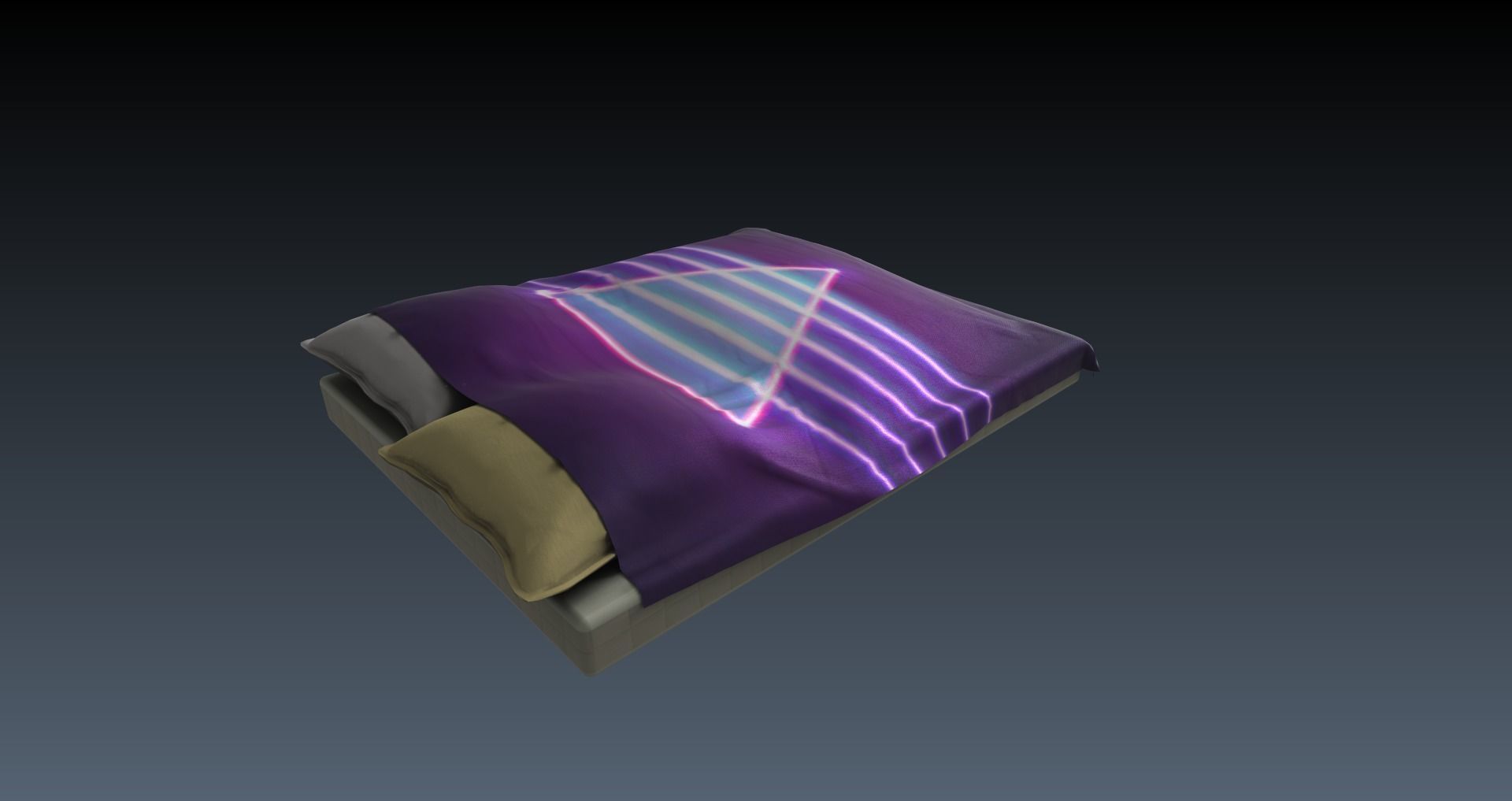 Low-Poly 80s Teenage Room Pack Low-poly 3D model_5