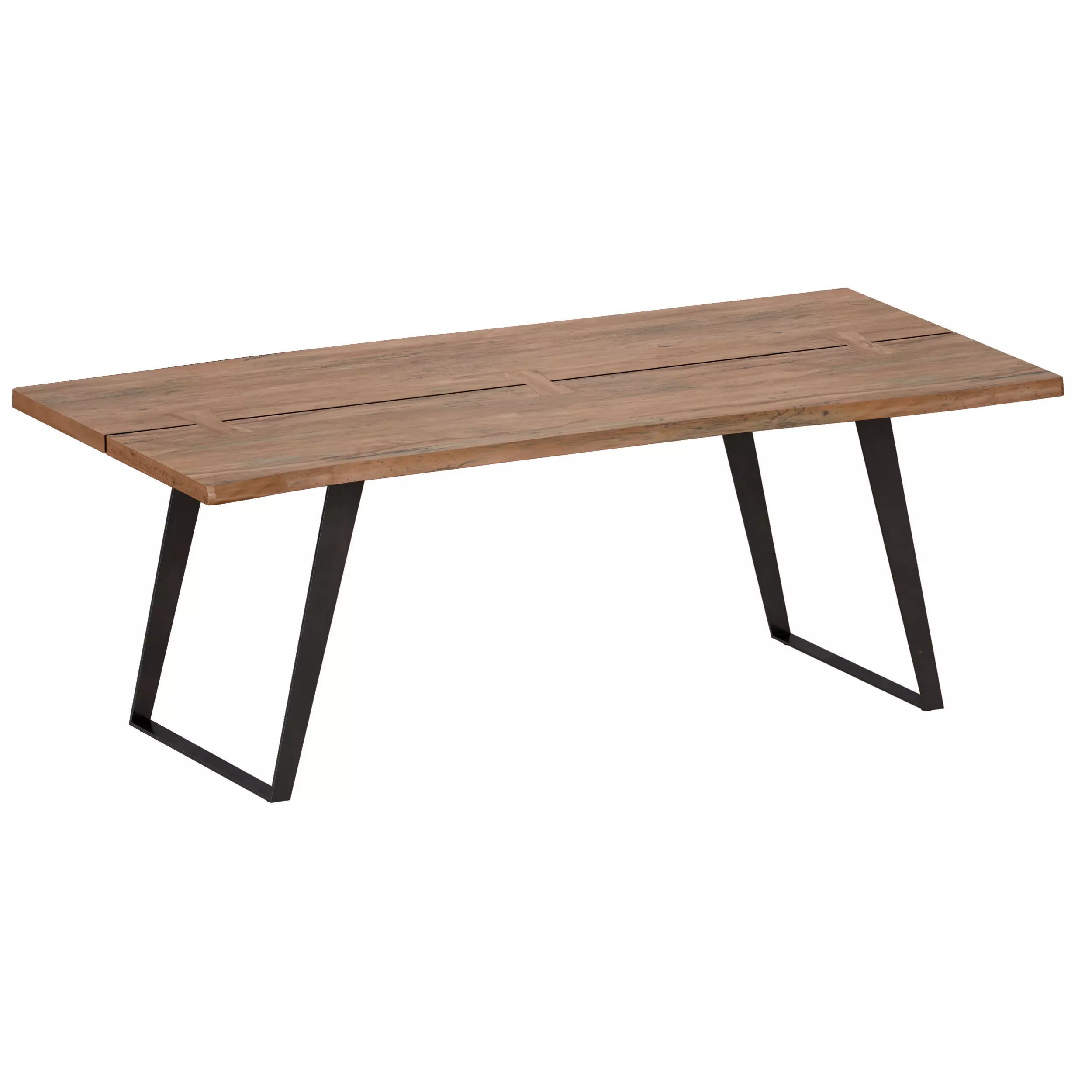 Yukon Natural Dining Table Crate and Barrel 3D model_0