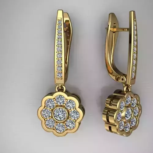 Hoop Earrings for 3d print