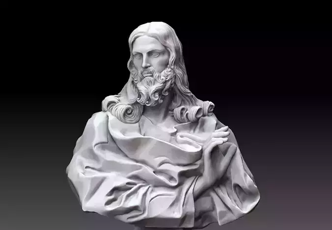 Jesus Christ  Bust   3d model 