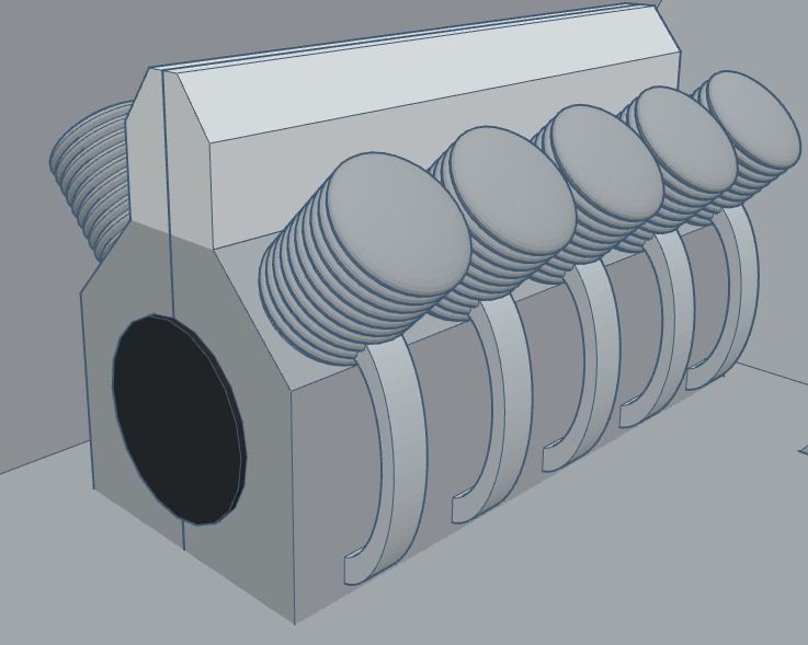 Custom Made Tank 3D print model_4