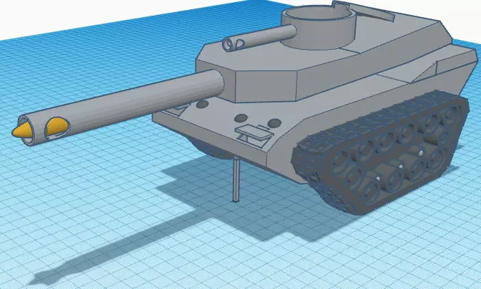 Custom Made Tank 3D print model_0