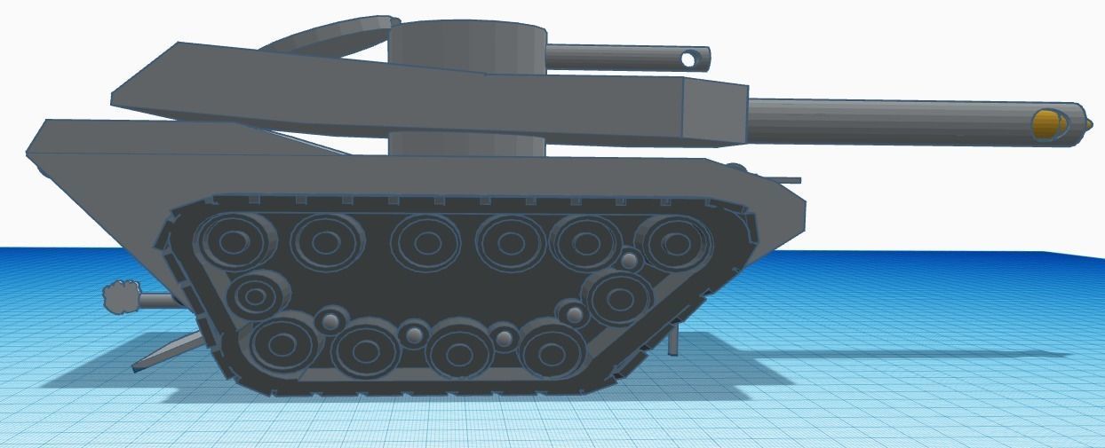 Custom Made Tank 3D print model_8