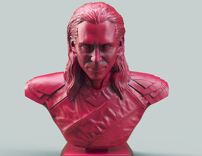 Loki Bust 3D print model
