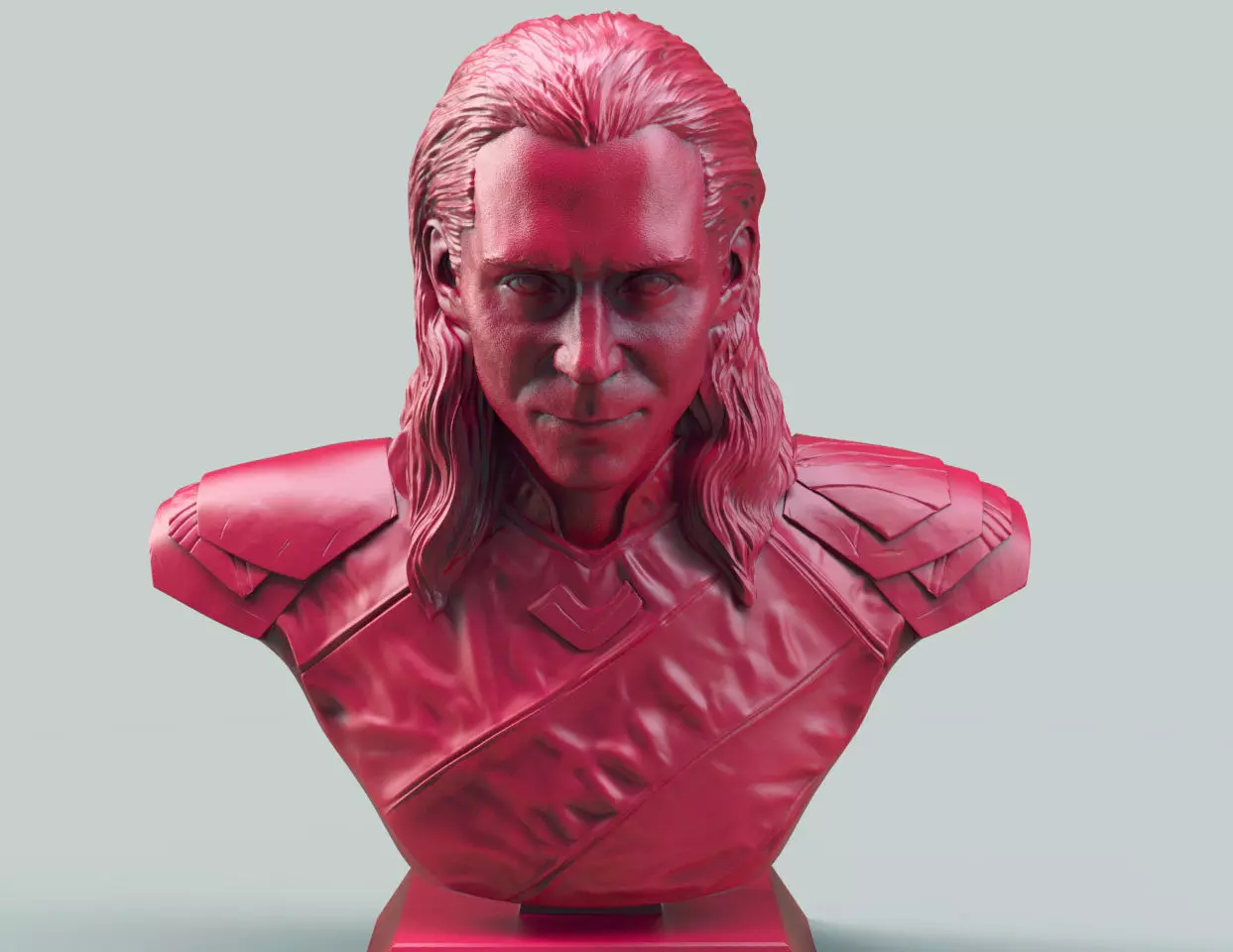Loki Bust 3D print model