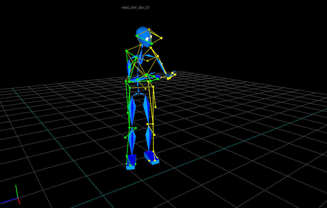 stiff arm 2 3D model_4