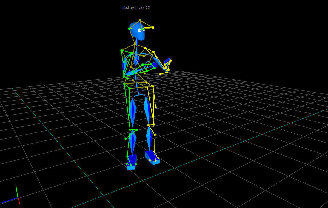 stiff arm 2 3D model_6