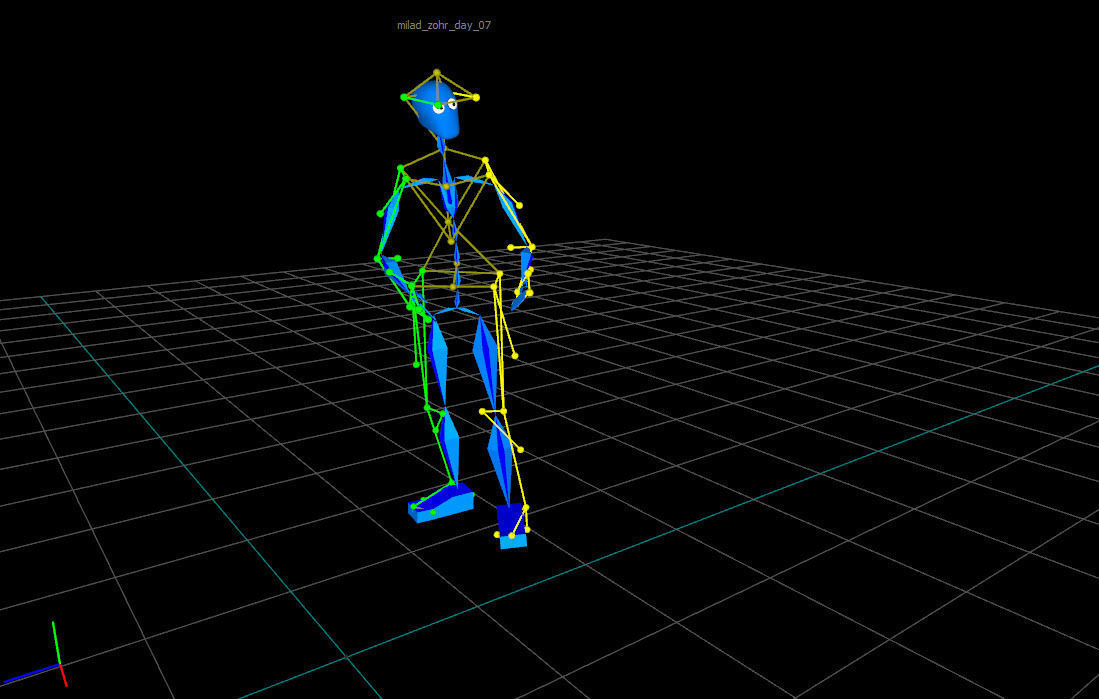 stiff arm 2 3D model_8