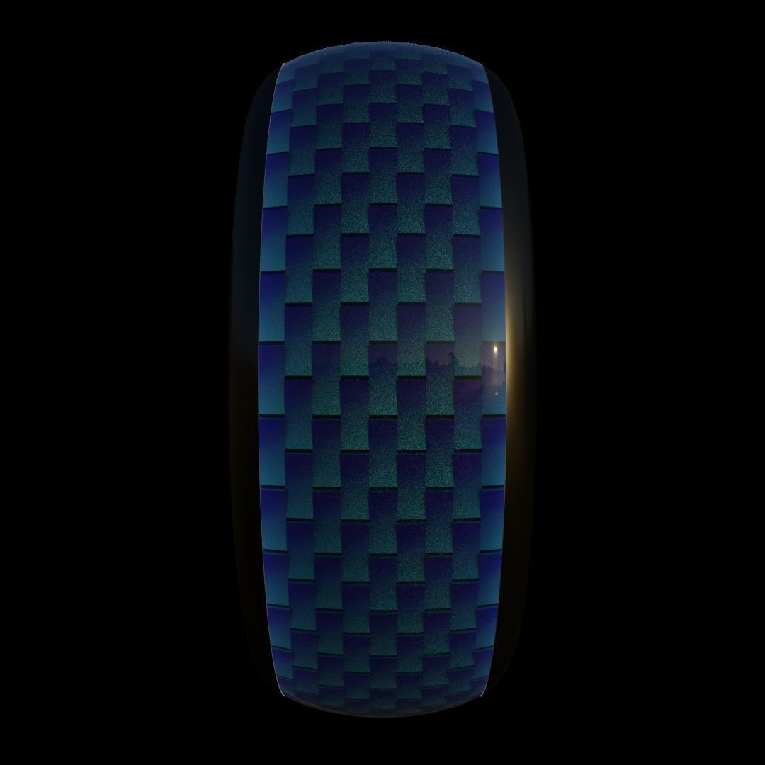 Platinum Ring Low-poly 3D model_5