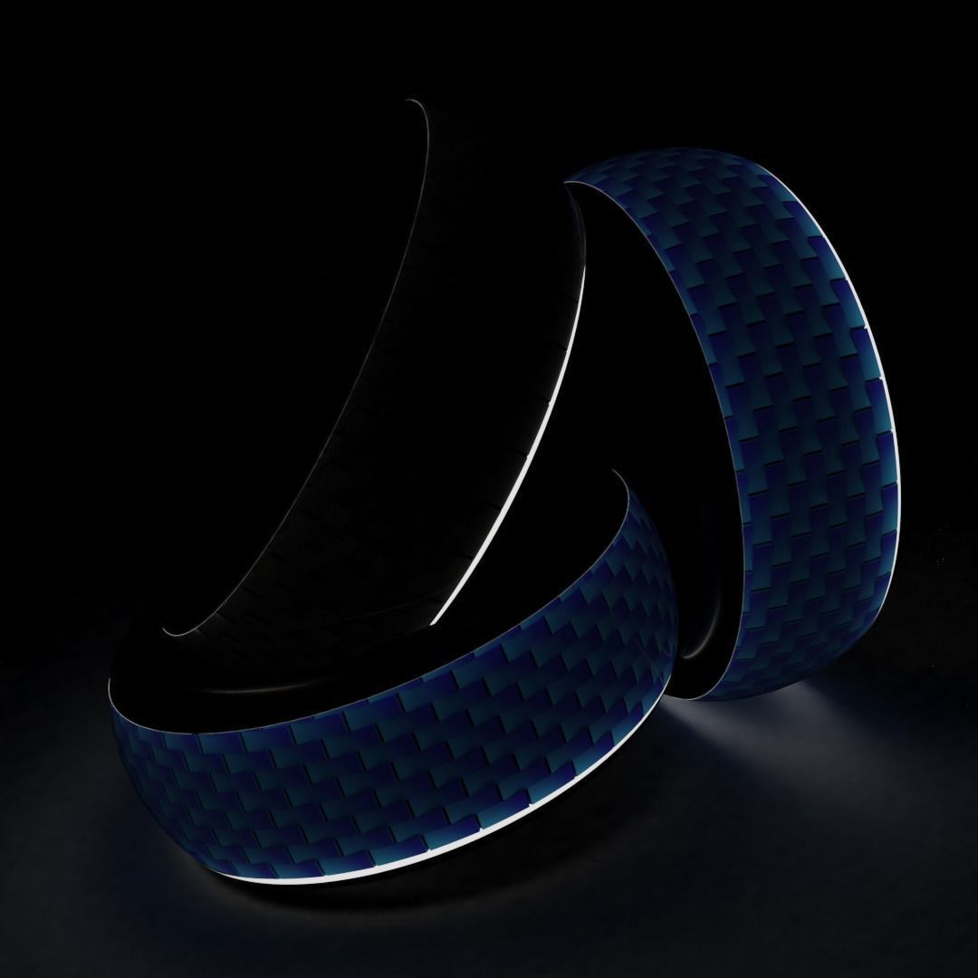 Platinum Ring Low-poly 3D model_7